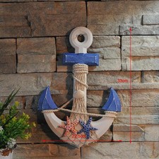 Wooden Anchor Wall Plaque