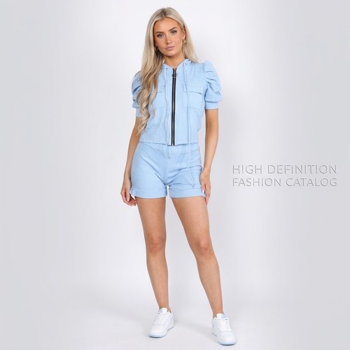Ribbed hooded lounge - ribbed,