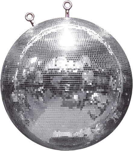 Silver mirror ball - silver,