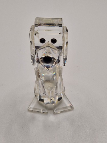 Swarovski crystal dog - crystal,