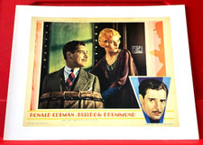 Bulldog Drummond Ronald Colman Movie/Film Lobby Card Art PICTURE/PRINT 11"x 8.5"