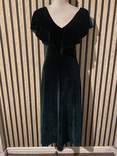 Frnch retro style green - green, velvet