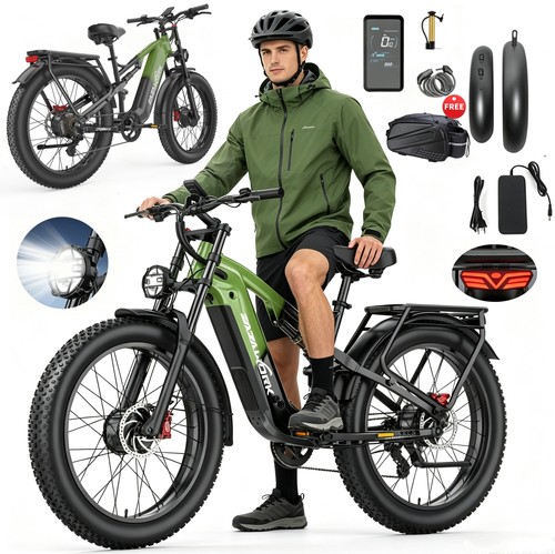 Electric bike dual motor - electric,