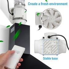 4" High Power Quiet Inline
