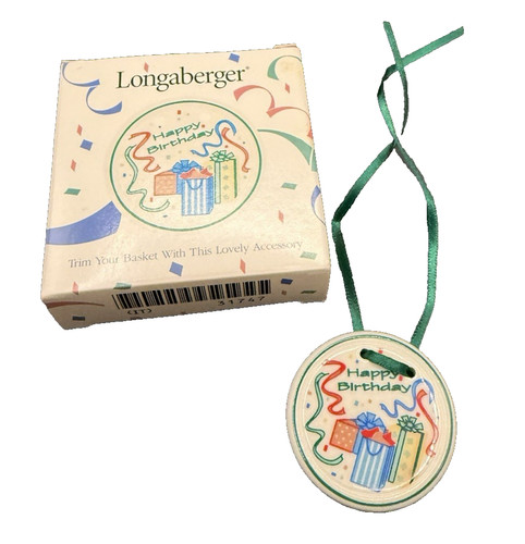 Longaberger ceramic tie - ceramic,