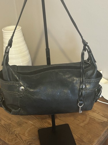 Fossil black leather - fossil, hobo