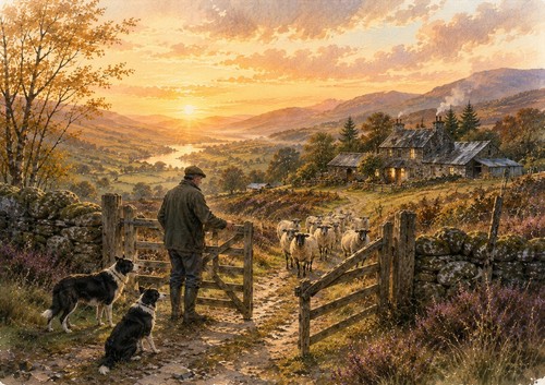 Border collie country - by,