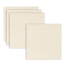 4PCS Birch Plywood Sheets,12 x