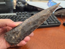 AGATE STONE SPEARHEAD