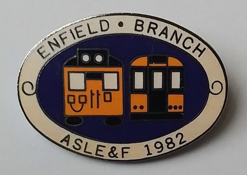 Aslef lapel badge - lapel, rail
