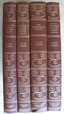 Jules Verne, Four Volume International Collector's Library (USA) Set.