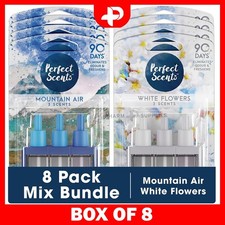 Febreze 3Volution Plug In Refills Perfect Scents Air Fresheners - Pack of 8