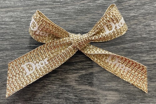 Dior embroidered gift ribbon - embroidered,