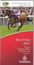 Racecard - York 18.05.07 May Festival - Yorkshire Cup
