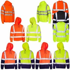 HI VIZ VIS VISIBILITY HOODED