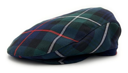 Tartan flat cap - one, size