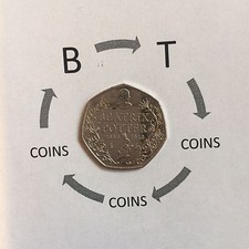 OLYMPIC 50p COINS Fifty pence