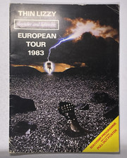 Thin Lizzy Thunder and lightning Programme Original European Tour 1983