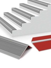 Stair Nosing Edge Aluminium  Trims Step Non Slip Waterproof Step Nose Edging UK