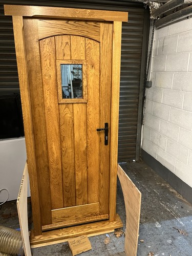 Oak arched entrance - oak,