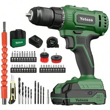 20V Cordless Drill Set with