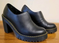 Dr. Martens Cordelia Heeled Boots Black, Leather, Size UK 4