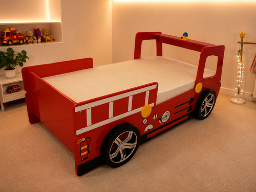 Fire truck car bed - fire,