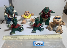 NP212 Vintage Disney 'Dinosaurs' TV sitcom merch toy figures Baby Sinclair 6pcs