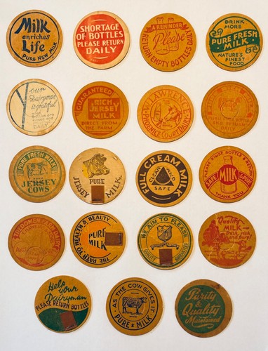 Vintage dairy cardboard - 19,