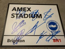 SQUAD SIGNED BRIGHTON & HOVE