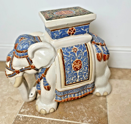 Vintage giant ceramic - ceramic, elephant