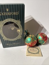 2 WATERFORD Holiday Heirlooms