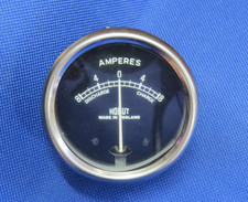 BSA TRIUMPH NORTON BLACK FACE AMP METER 369076 NEW