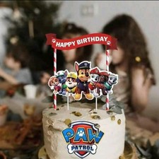 Paw Patrol Cake Topper Set