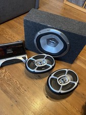 Car Audio System - Sony XPLOD 1200W Subwoofer / JBL  AMP / 2x Infinity Ref 6x9
