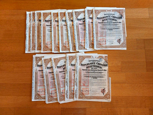 China chinese bonds one lot - bonds,