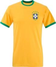 Retro Brazil Ringer T Shirt