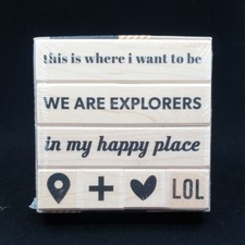 Kelly Purkey & Hero Arts Woodblock Stamp Set - Kelly's Happy Place 