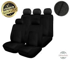 Vw Jetta Golf Mk3 Mk4 Mk5 Mk6 Touran Polo Full Set Black Fabric Seat Covers