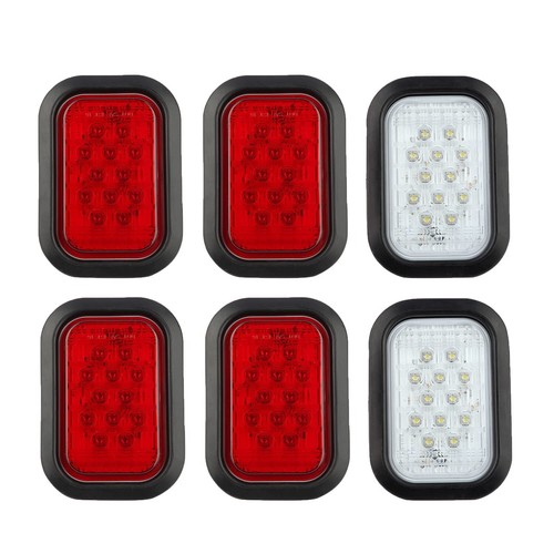 6pcs rectangle led - 6pcs,