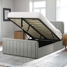 Brushed Velvet Fabric Ottoman