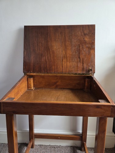 Vintage mid century oak - vintage, school
