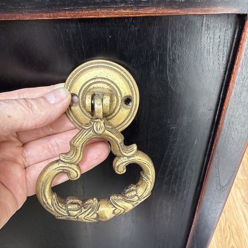 Vintage brass pull handle - vintage,