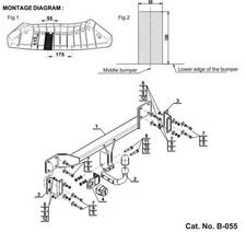 Swan Neck Tow Bar For BMW 5