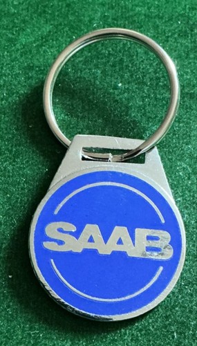 Vintage saab car enamel - vintage,