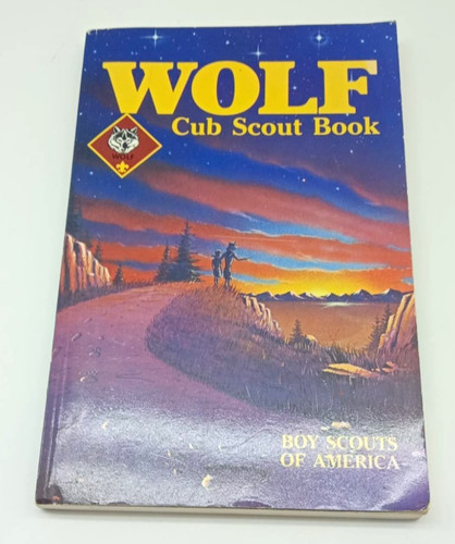 Wolf cub scout book - book, boy