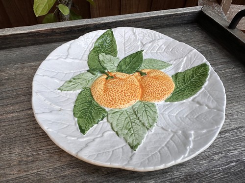 Majolica style orange fruit - majolica,