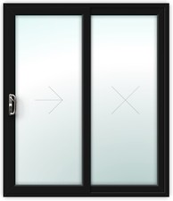 Patio Doors Sliding / uPVC /Grey, Black, Cream, Irish Oak, Green MADE TO MEASURE