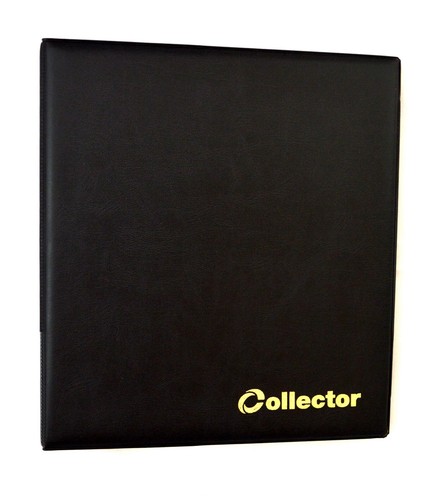 Black collector coin album - coin,