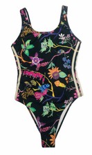 ✅ Adidas Originals X Farm Floral Bodysuit Leotard Swimsuit | UK 6 ✅